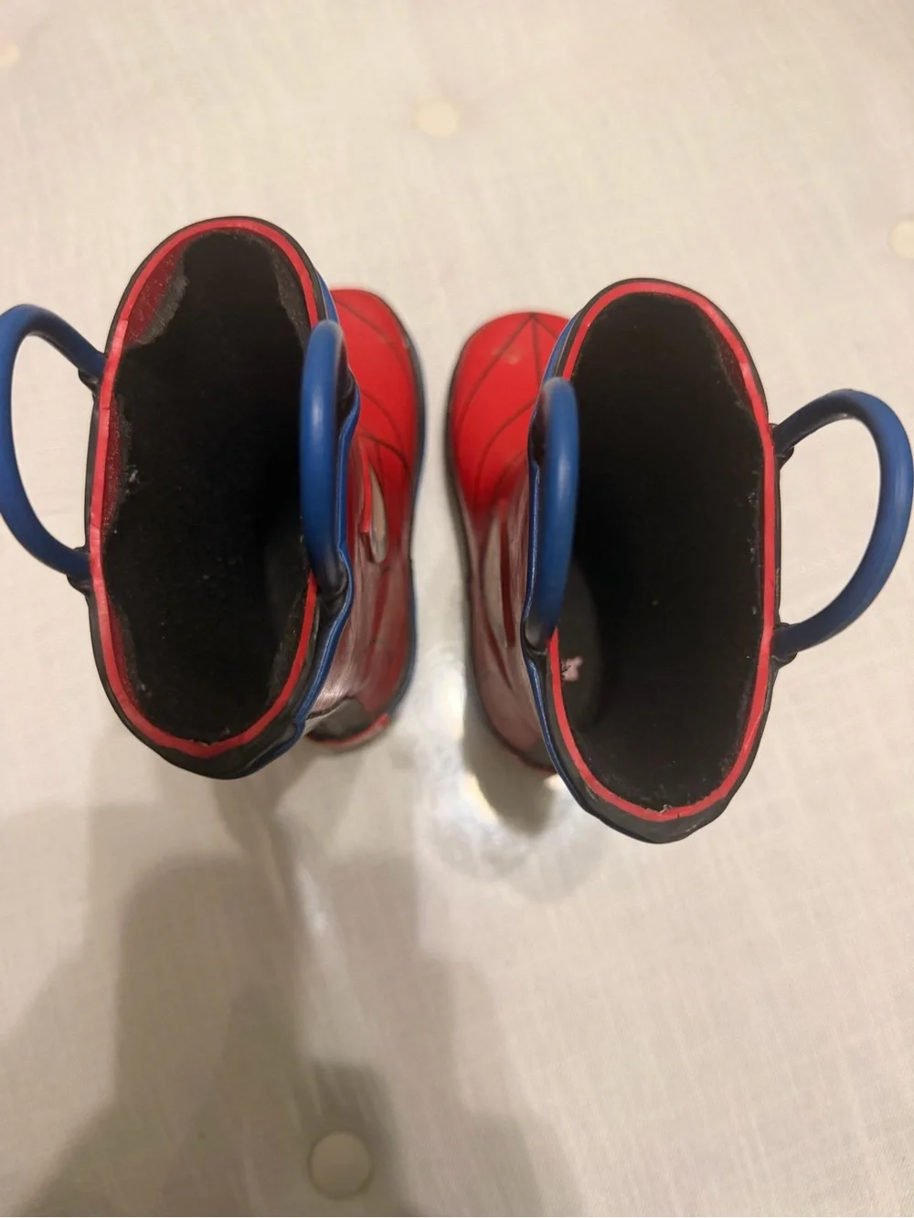 Spiderman black and red kids slipper